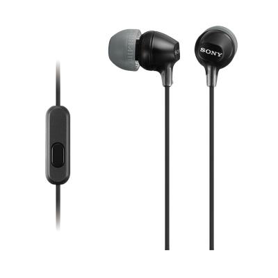 Sony Earbud MDR-EX15AP Hitam Headset