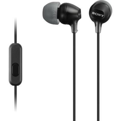 Sony Earphone MDR-EX15AP Original - Hitam