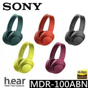 Sony MDR-100ABN h.ear on Noise Cancelling Bluetooth Headphone with Mic