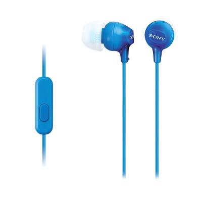 Sony MDR-EX15AP Original Biru Earphone