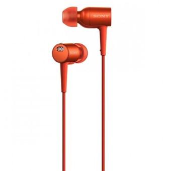 Sony MDR-EX750NA H.Ear Design with Noice Cancelling Earphone - Merah  