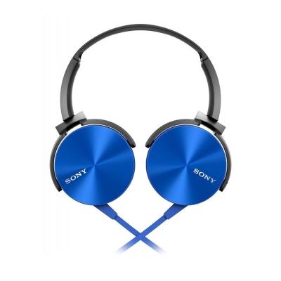 Sony MDR XB-450AP Extra Bass Biru Headset