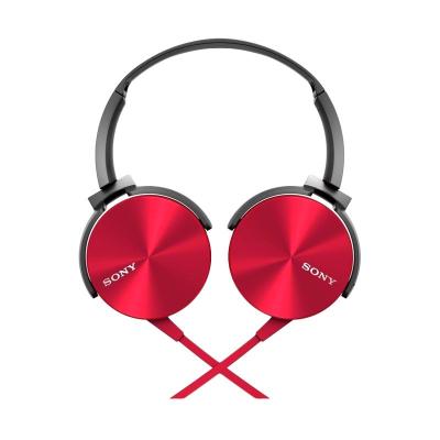 Sony MDR XB-450AP Extra Bass Merah Headset