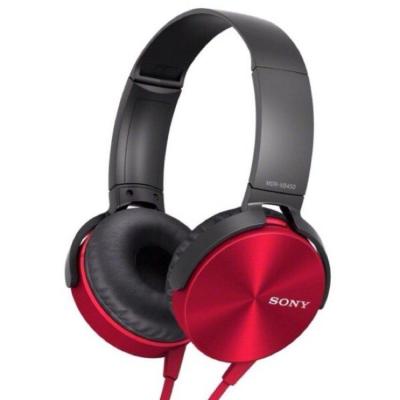 Sony MDR-XB450AP Extra Bass Headphones - Merah