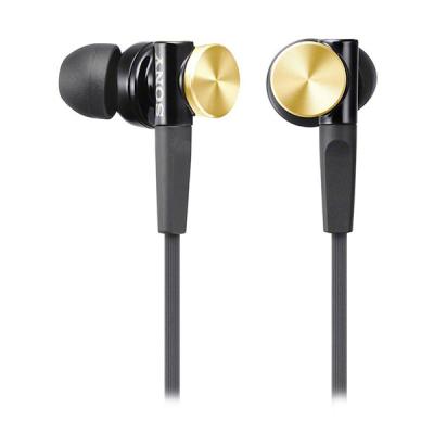 Sony MDR-XB70AP Earbud Black Gold Headset