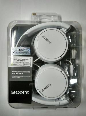 Sony MDR-ZX110AP With Mic (White)