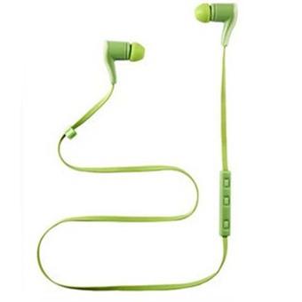 Sport & Fashion Bluetooth 4.0 earbud Wireless Bluetooth Headsets Bluetooth Earphones Stereo Sweatproof for Sports Running Gym Compatible With Andorid WP & IOS (Green) (Intl)  