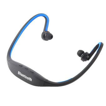 Sports Headphones Bluetooth Headset Wireless Microphone Gaming Headband (Blue) (Intl)  