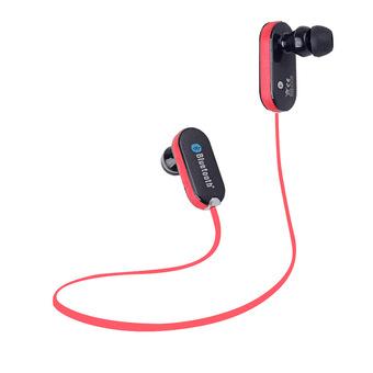 Sports Wireless Bluetooth 4.0 Earphones Headphones Headset with Mic Red  