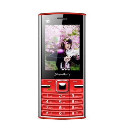 Strawberry ST368 Red TV Handphone