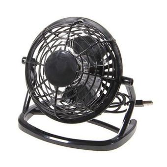 Super Mute Lightweight USB Powered Mini Fan Black (Intl)  