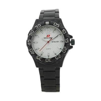 Swiss Army HC-G2546 Hitam Putih Jam Tangan Pria