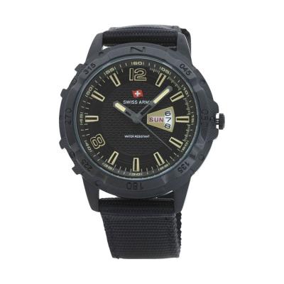 Swiss Army SA 1049 - 3 G.C Dial Hitam Kuning Jam Tangan Pria