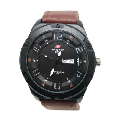 Swiss Army SA 117 Coklat Tua Putih