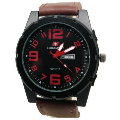 Swiss Army SA 118 Jam Tangan Pria Coklat Merah