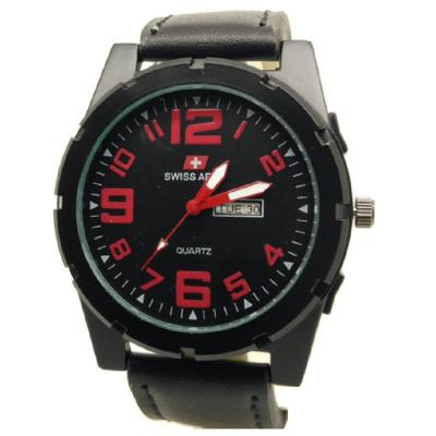 Swiss Army SA 118 Jam Tangan Pria Hitam Merah