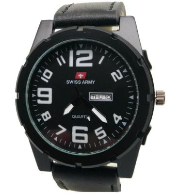 Swiss Army SA 118 Jam Tangan Pria Hitam Putih