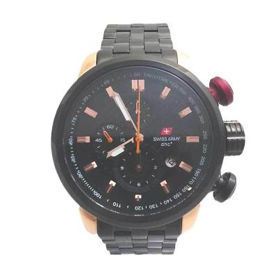 Swiss Army SA 2108 MR Body Rose Gold Chronograph Jam Tangan Pria