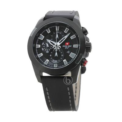 Swiss Army SA 2189 M Ipb Chronograph Dial Hitam Jam Tangan Pria