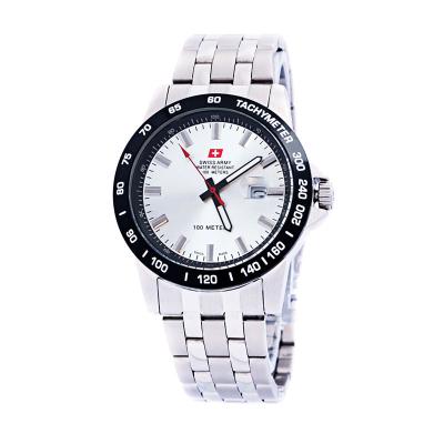 Swiss Army Stainless Steel HC 3309G White Jam Tangan Pria