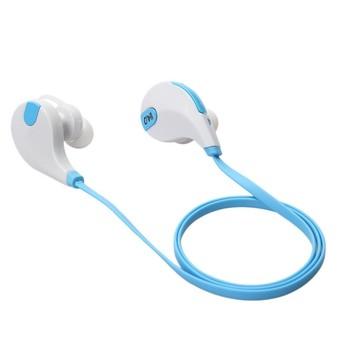 TKOOFN Wireless Stereo Headphones with Mic (Blue) (Intl)  