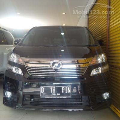 Toyota Vellfire 2.4 V Premium Sound Th 2013 May Automatic Hitam Metalik