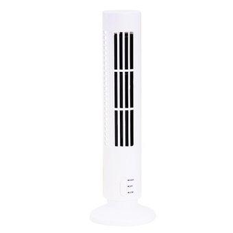 USB Low Double File Bladeless Fan White (Intl)  