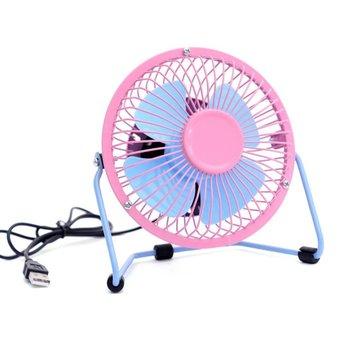 USB Reinforced With Mats 4 Inches Coleus Fan Pink and Blue  