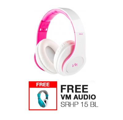 VM Headphone EXHB 200 - Putih Pink - Free VM SRHP 15