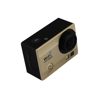 VVGCAM Q3 Sport Camera SOS 1080P 170 Degree View, 12MP, 2 Inch Screen, Remote Control, Wi-Fi (Gold) (Intl)  