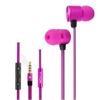 VYKON MK-2 3.5mm Plug Earphone In-Ear Headset Headphones (Pink) (Intl)  