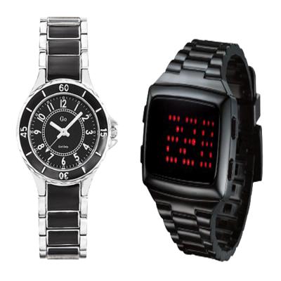 Valentine and Chiness New Year,Go Girl Lady Watch 694972 Black Jam Tangan Wanita