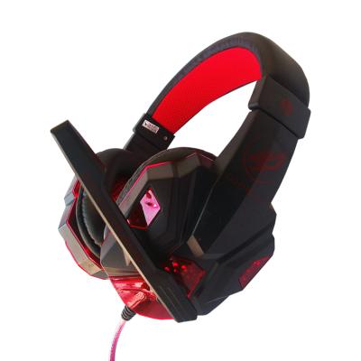 Warwolf Headset Gaming Super Bass HD R3 - Hitam/Merah