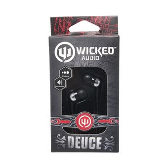 Wicked Audio WI-1800 Deuce Earbuds WI1800 Black  