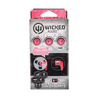 Wicked Audio WI-2152 Headphones In-Ear JAW BREAKER EARbuds WI2152 Pink /GENUINE (Intl)  