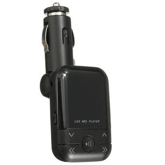 Wireless LCD Car MP3 Music Audio Player FM Transmitter Modulator USB/SD/MMC Slot (Intl)  