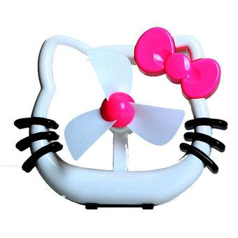 YW056-2 Cartoon USB Mini Fan (Pink)  