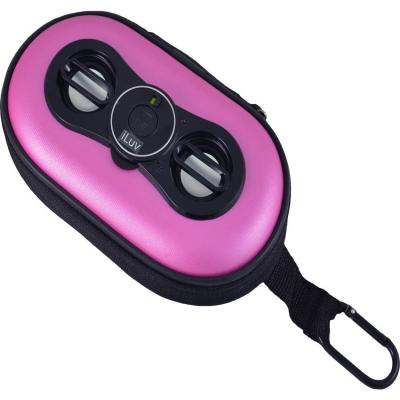 iLuv iSP123 SmashBox Portable Stereo Speaker - Pink