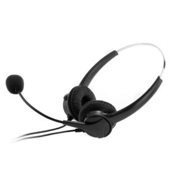 joyliveCY Noise Cancellation On-Ear Headphone with Microphone (Black) (Intl)  