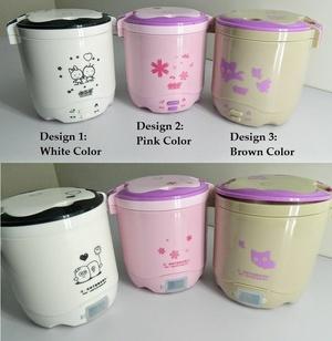 mini rice cooker hello kitty hk slow warmer hk 2 susun kity nasi bubur