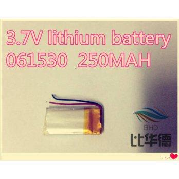 [globalbuy] 1 PCS 3.7V lithium battery 061530 250MAH MP4 MP5 Polymer lithium battery/2957849