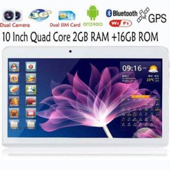 [globalbuy] 10 Inch Android 4.4 Tablet PC 3G Phone Call Quad Core MTK6572 2GB 16G GPS Blue/1902725