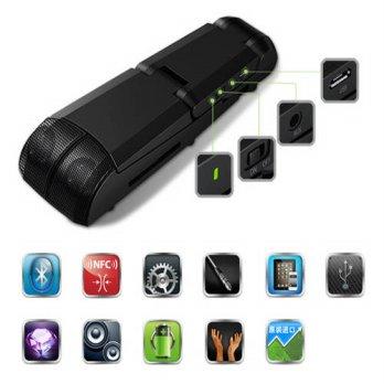 [globalbuy] 2 In 1 Portable Bluetooth Speaker Wireless Stereo NFC Foldable Speaker with Ho/2963030