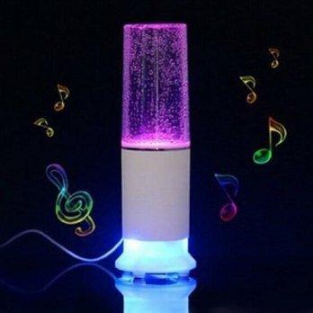 [globalbuy] 2016 New Electronic LED lights Water Dance Speakers MP3 Player Usb Radio Music/1821390