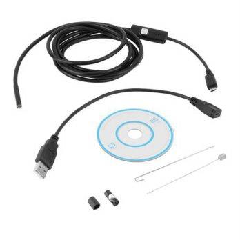 [globalbuy] 5.5mm 6 LEDs 720P Android USB Endoscope IP67 Waterproof Inspection With 2M Cab/2700244