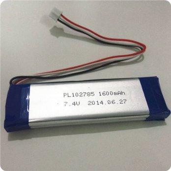 [globalbuy] 7.4V 1600mAh lithium battery cells connected in series stacking EVD mobile dvd/2961727