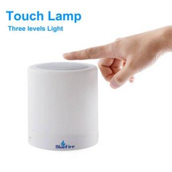 [globalbuy] All-in-1 Wireless Bluetooth Speaker3.0 LED Night Light Desk Lamp Alarm Clock B/2963673