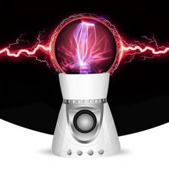 [globalbuy] Bluetooth Wireless Magic Mini Plasma Ball Light Flash Music Speaker Portable T/2963205