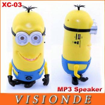 [globalbuy] Brasil Frete gratis XC-03 New Devise Good Quality Minions Mini Portable Speake/2962432