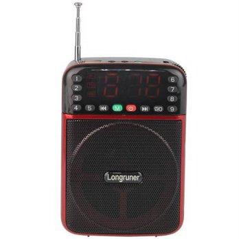 [globalbuy] FM Radio 20W Portable Voice Amplifier Booster Loudspeaker with Microphone for /2963072